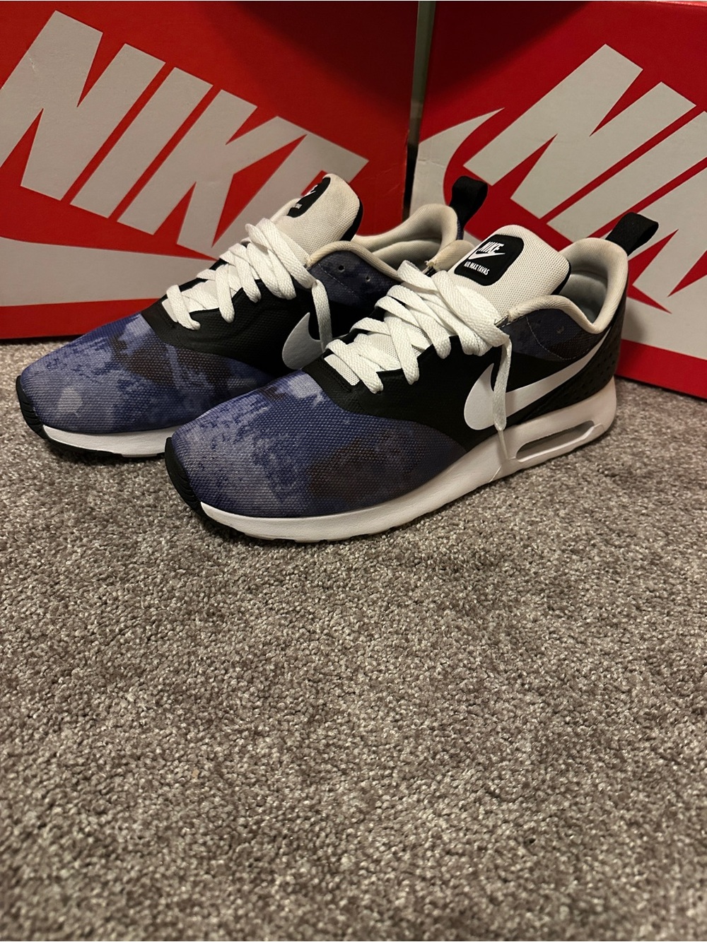 Nike Air Max Tavas SD Black/Persian Violet/Ink/White (2015) Size 10